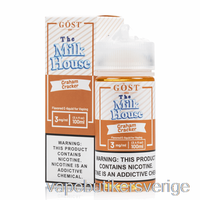 Vape Sverige Graham Cracker - Mjölkhuset - Gost Vapor - 100ml 6mg